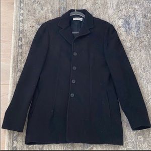 Dolce & Gabbana Wool Blend Blazer Coat